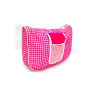 Necessaire em Nylon 70 Plastificado Pink