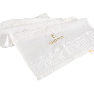 Toalha de Mão Cor Branca Personalizada