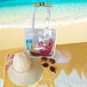 Sacola de Praia em PVC Cristal Personalizada