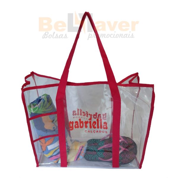 Sacola PVC Transparente Personalizada