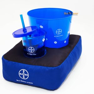 Almofada Porta Pipoca e Refrigerante Personalizada