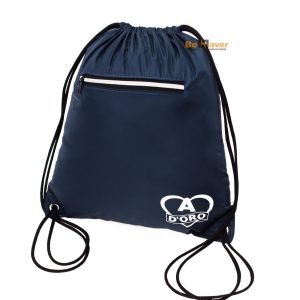 Mochila Saco em Nylon Emborrachado com Bolso Frontal