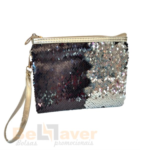 Necessaire em Paetê Personalizada para Lojas e Brindes