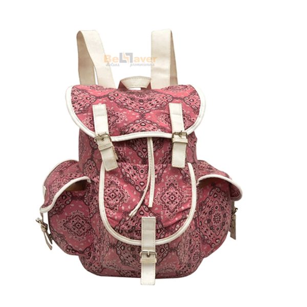 Mochila ecológica em tecido de algodão personalizada